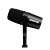 Shure MV7-K-BNDL - Mikrofon lektorski/wokalny  ze złączem XLR/USB-C Czarny + statyw biurkowy