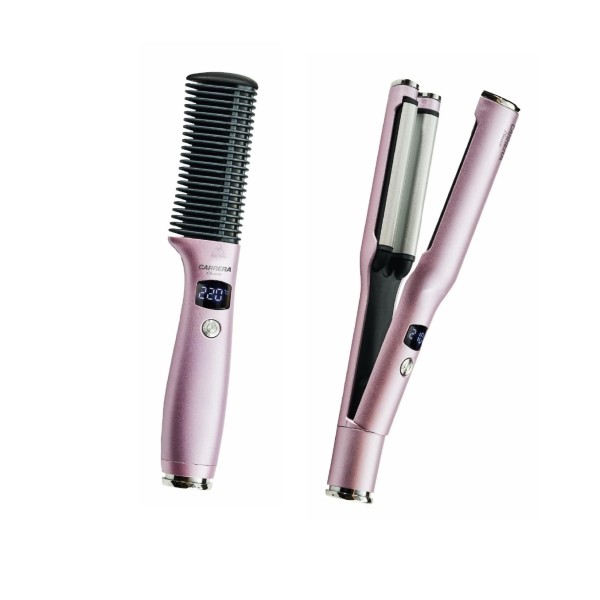 Carrera Classic Straightener Comb and Wave Styler Set 21291121 Warranty 24 month(s), Display LED, Temperature (max) 220 °C, 40/