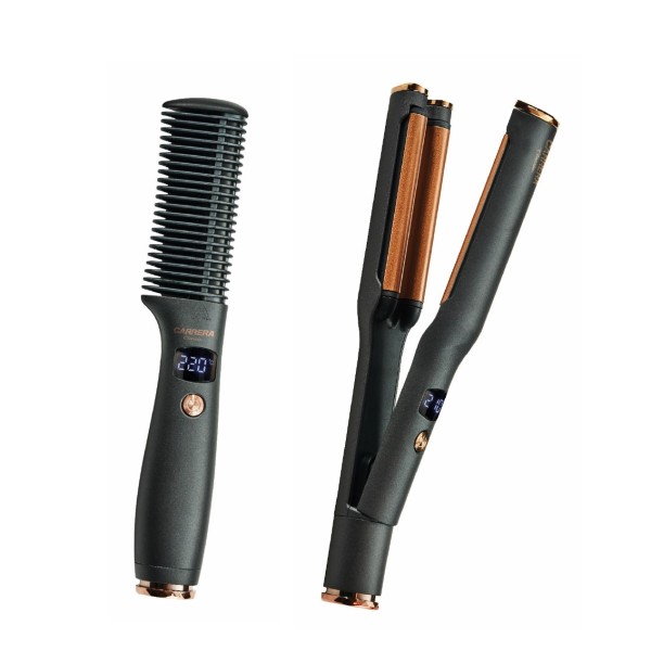 Carrera Classic Straightener Comb and Wave Styler Set 21291122 Warranty 24 month(s), Display LED, Temperature (max) 220 °C, 40/