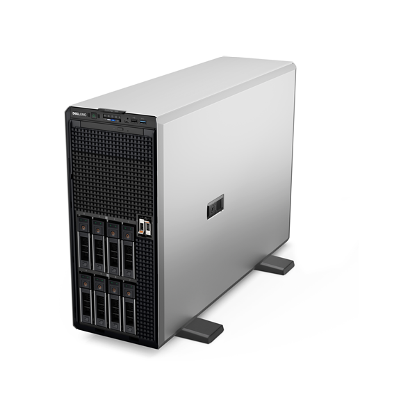 Dell PowerEdge T550 Tower, Intel Xeon, 1x Silver 4310, 2.1 GHz, 18 MB, 24T, 12C, No RAM, No HDD, Up to 8 x 3.5, PERC H755, Power