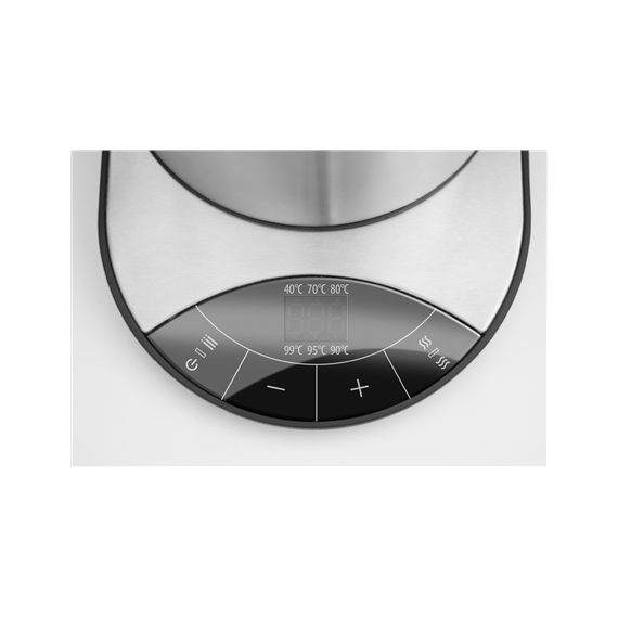 Caso WK 2500 With electronic control, Stainless steel, Stainless steel, 2200 W, 1.7 L, 360° rotational base