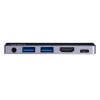 Aten UH3238 USB-C Travel Dock with Power Pass-Through