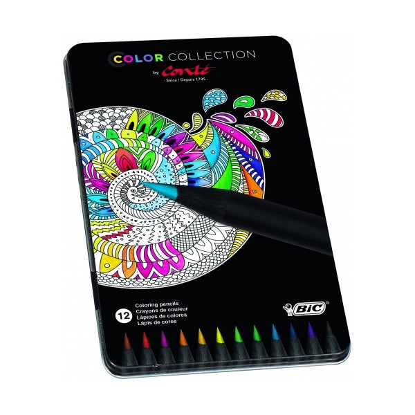 Bic Spalvoti pieštukai Color Collection 12 spalvų rinkinys 942168