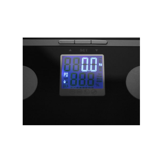 Svarstyklės Tristar Maksimalus svoris (talpa) 150 kg, Tikslumas 100 g, Atminties funkcija, 10 naudotojas(-ai), Black