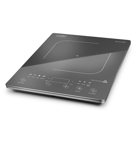 Caso Free standing table hob Various 2000  Number of burners/cooking zones 1, Sensor touch, Black, Induction