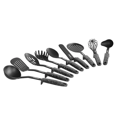 Stoneline Kitchen utensil set, Material nylon, handles made of PP, 9 pc(s), Dishwasher proof, black