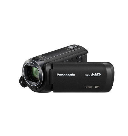 Panasonic HC-V380EP-K HDMI, Wi-Fi, Optical zoom 50 x, 3  , Black, 1920 x 1080 pixels