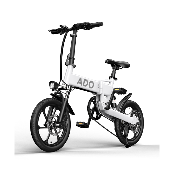 Elektrinis dviratis ADO A16+, Baltas