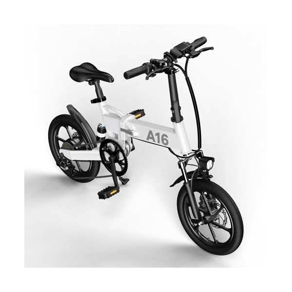 Elektrinis dviratis ADO A16+, Baltas