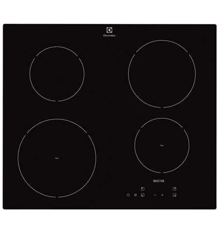 Electrolux Hob EHH6240ISK Induction, Number of burners/cooking zones 4, Black, Display,