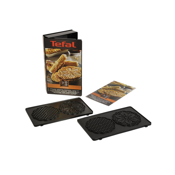 TEFAL XA800712 Bricelet plates for SW852 Sandwich maker, Black