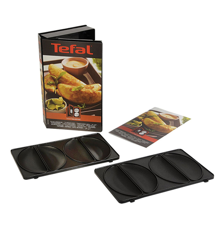TEFAL XA800812 Turn over plates for SW852 Sandwich maker, Black