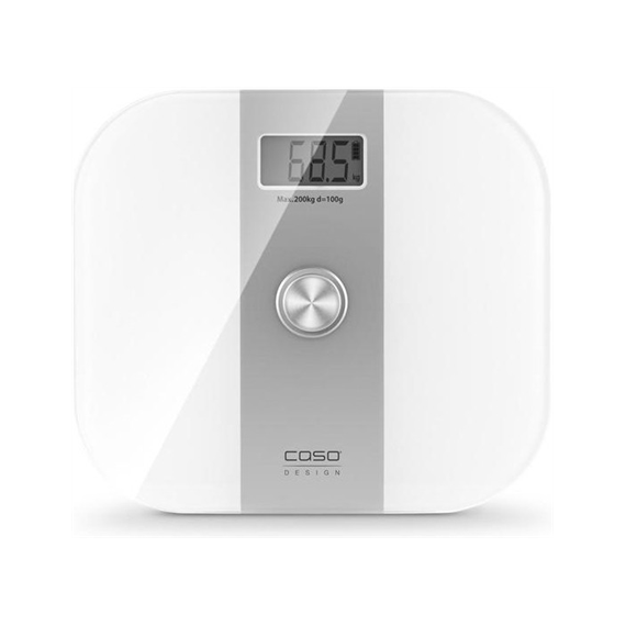 Caso Body Energy Scales 03415 Maximum weight (capacity) 200 kg, Accuracy 100 g, White/Grey, Without batteries
