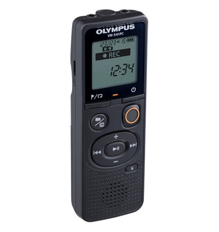 Olympus Digital Voice Recorder VN-541PC  Black, WMA, Segment display 1.39',