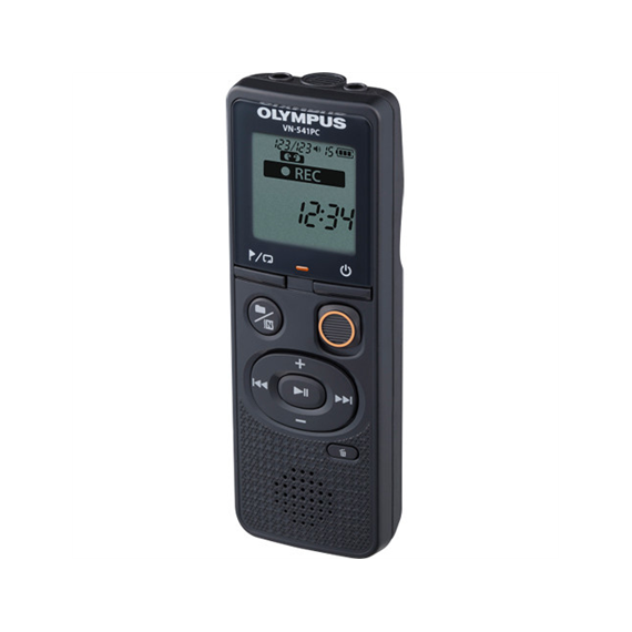 Olympus Digital Voice Recorder VN-541PC  Black, WMA, Segment display 1.39',