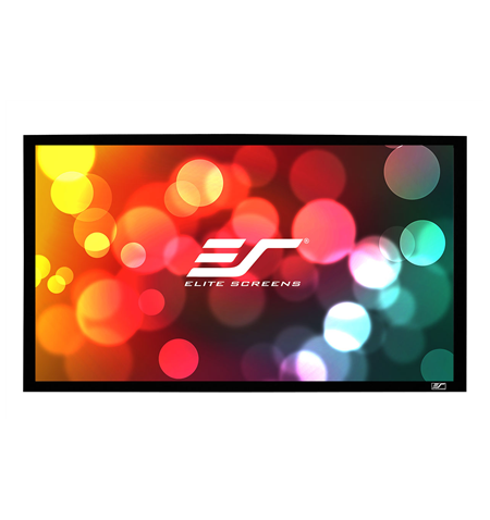 Elite Screens SableFrame Series ER100WH1 Diagonal 100  , 16:9, Viewable screen width (W) 221 cm, Black