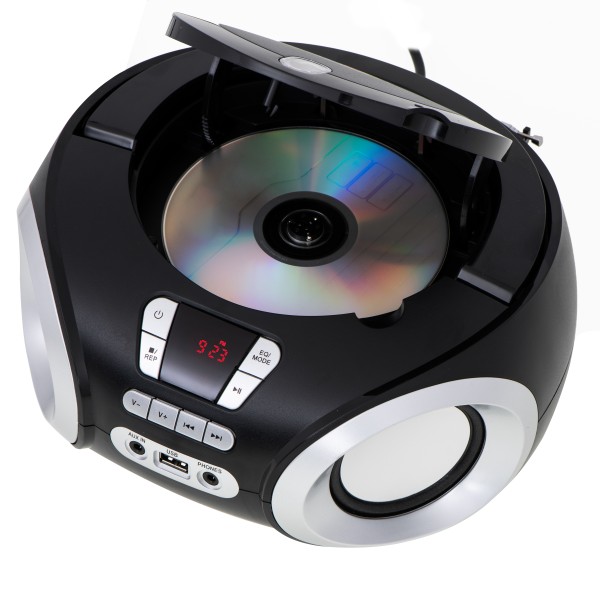 Adler CD Boombox AD 1181 USB connectivity, Speakers, Black