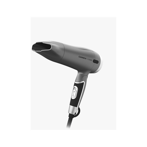 Carrera Hair dryer  No. 532 1600 W, Number of temperature settings 2, Ionic function, Grey/Black