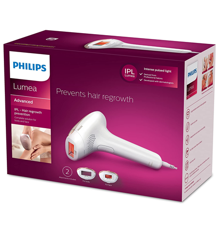 Philips Lumea IPL Hair Removal Device SC1997/00 Bulb lifetime (flashes) 250000, Number of power levels 5, White