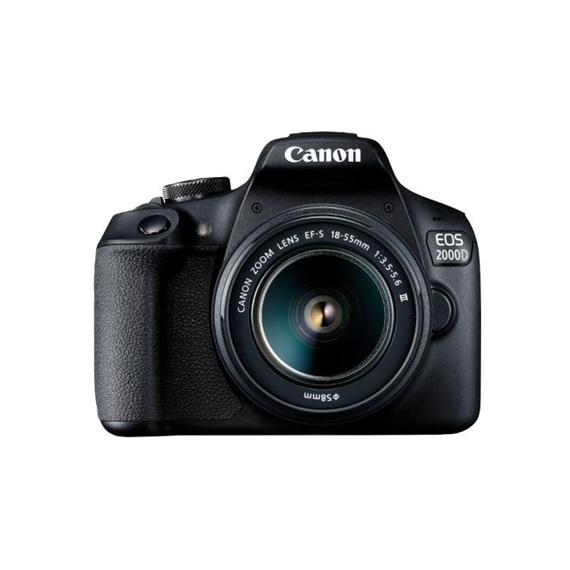 Canon EOS 2000D 18-55 III EU26 SLR Camera Kit, Megapixel 24.1 MP, ISO 12800, Display diagonal 3.0  , Wi-Fi, Video recording, APS