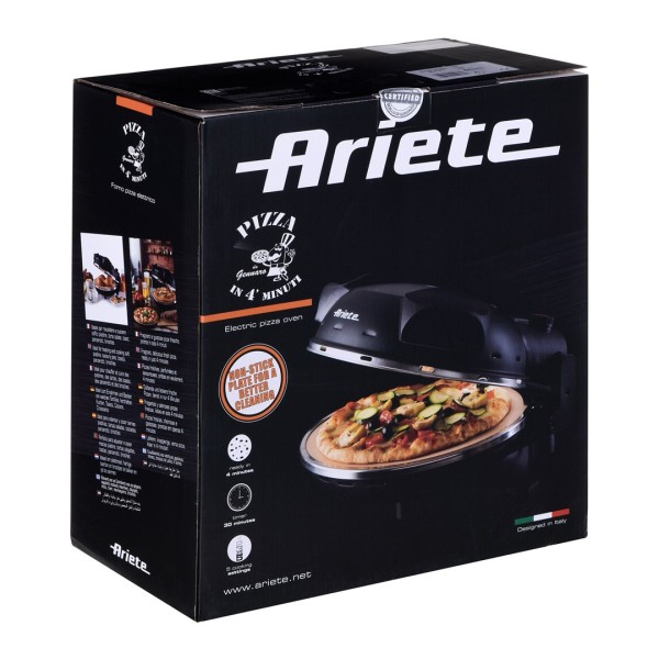 Horno de pizza Ariete 917/00 negro