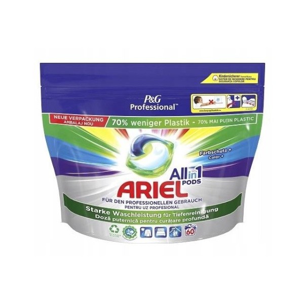ARIEL Prof washing capsules Color+ Polybag 60pcs