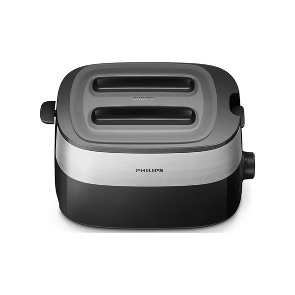 Philips Toaster HD2517/90 Daily Collection Power 830 W, Number of slots 2, Housing material Plastic, Black/Stainless Steel