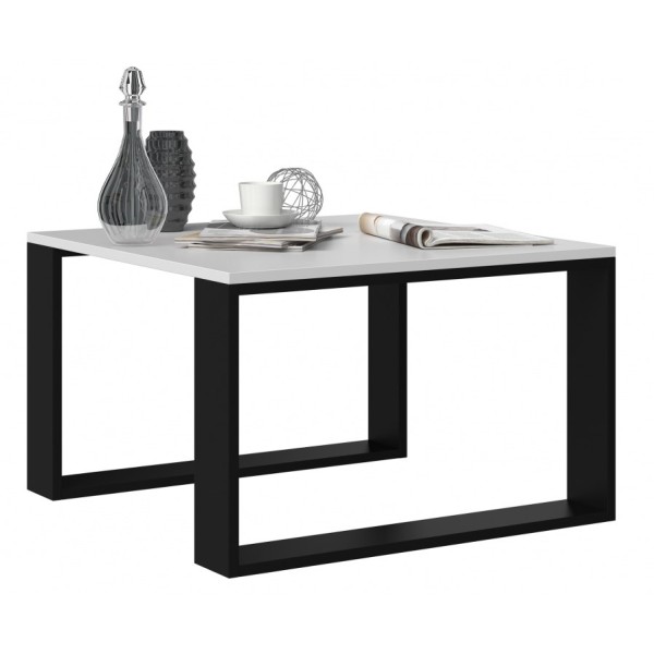 MODERN MINI table 67x67x40 cm White/Black