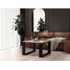 MODERN MINI table 67x67x40 cm Sonoma oak/Black