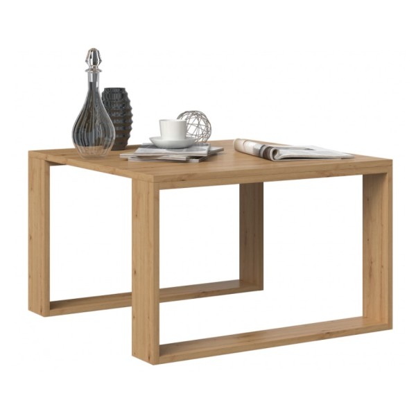 MODERN MINI table 67x67x40 cm Artisan oak