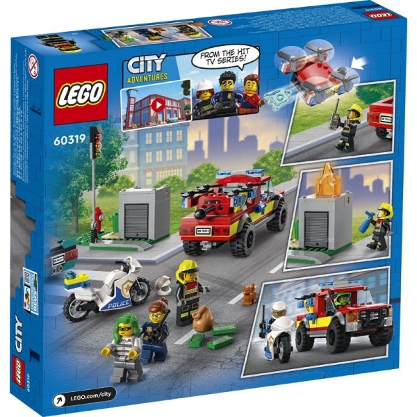 LEGO City 60319 Fire and police pursuit