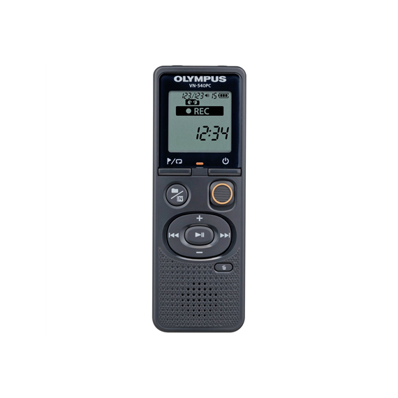 Olympus Digital Voice Recorder VN-540PC  Segment display 1.39', WMA, Black,