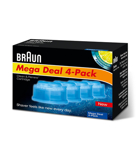 Braun Refills 4 Pack  Clean and Renew CCR4 3+1