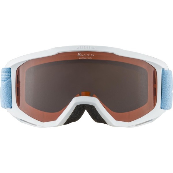 Alpina Junior Piney White - Skyblue Winter Sports Goggles Unisex