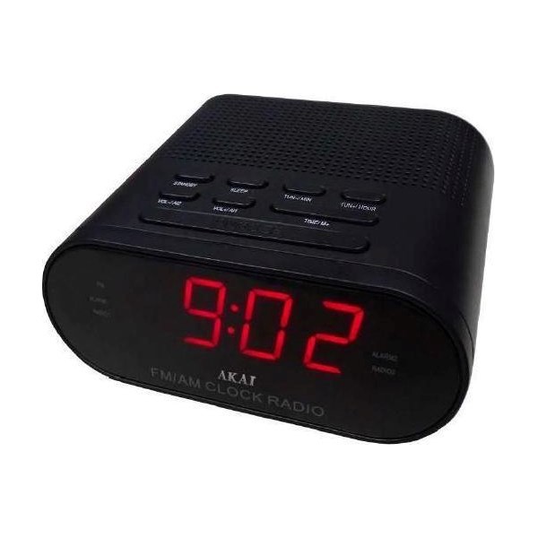AKAI CR002A-219 radio Clock Digital