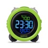GOTIE GBE-300Z alarm clock Digital alarm clock Black, Green