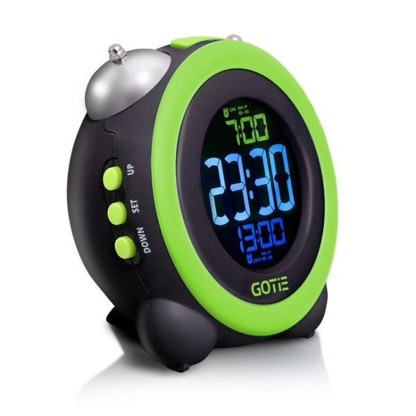 GOTIE GBE-300Z alarm clock Digital alarm clock Black, Green