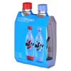 SodaStream litre bottle blue and red Fuse Twinpack