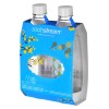SodaStream litre bottle white Fuse floral pattern Twinpack