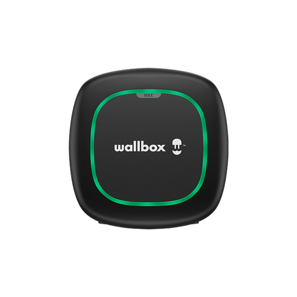 Wallbox Pulsar Max Electric Vehicle charge, 5 meter cable Type 2, 22KW, IK10 protection rating, Black