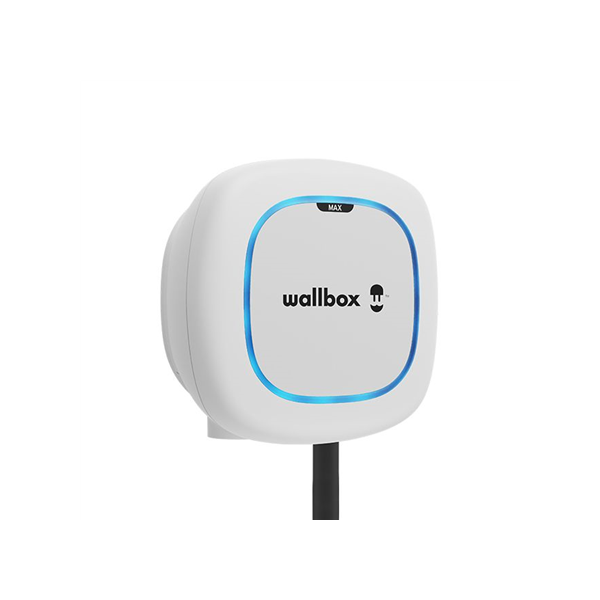 Wallbox Pulsar Max Electric Vehicle charge, 5 meter cable Type 2, 22kW, OCPP + DC, White