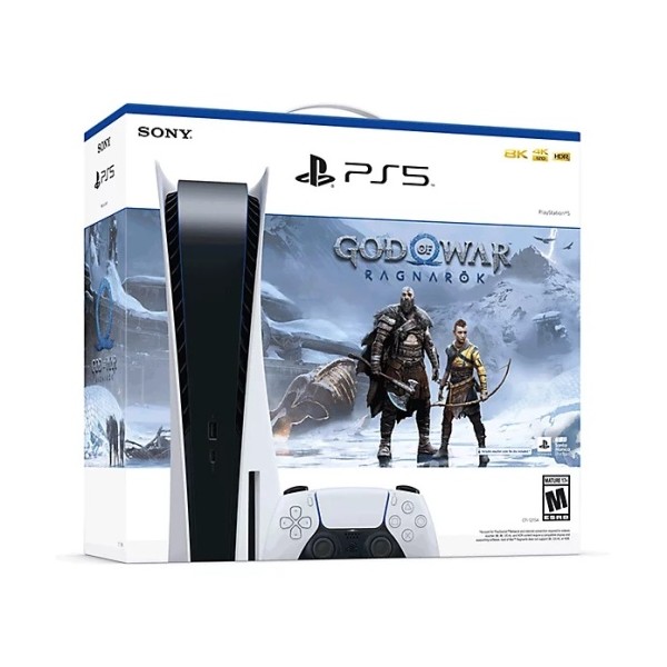 Žaidimų konsolė SONY PlayStation 5 Blu-ray versija + GOD OF WAR BUNDLE, 825 GB