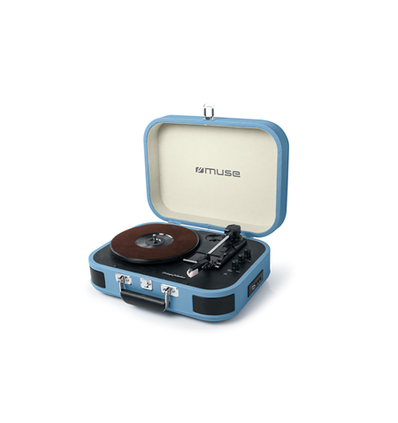 Muse Turntable micro system MT-201BTB USB port, Bluetooth, Wireless connection, AUX in,
