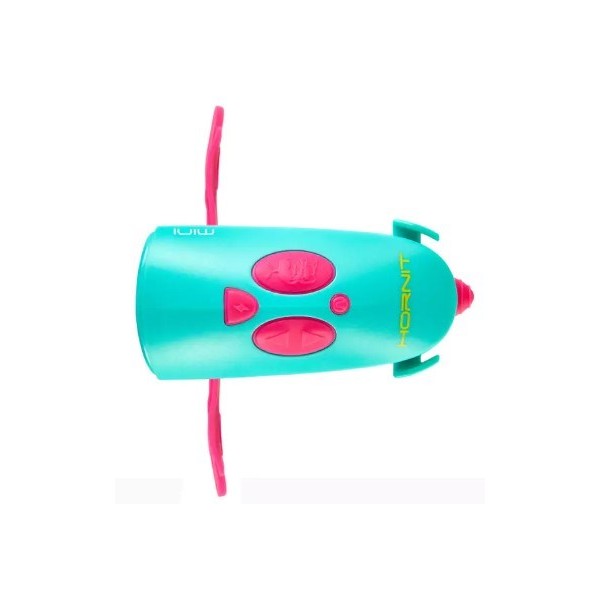 Hornit Mini Pink- TurQ bicycle horn light 5353PITQ
