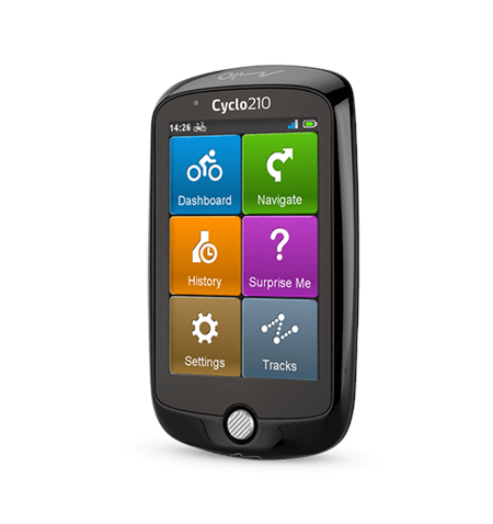Mio Cyclo 210 8.9cm (3.5 ), Color Display, 320 x 480, GPS (satellite), Maps included