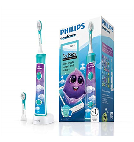 Philips Sonic Electric toothbrush  HX6322/04 For kids, Rechargeable, Sonic technology, Teeth brushing modes 2, Number of brush h