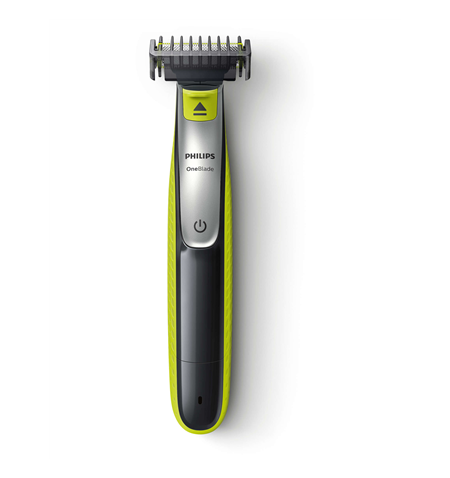 Philips Shaver QP2630/30 OneBlade Cordless, Charging time 4 h, Wet use, Lithium Ion, Number of shaver heads/blades 2, Lime green