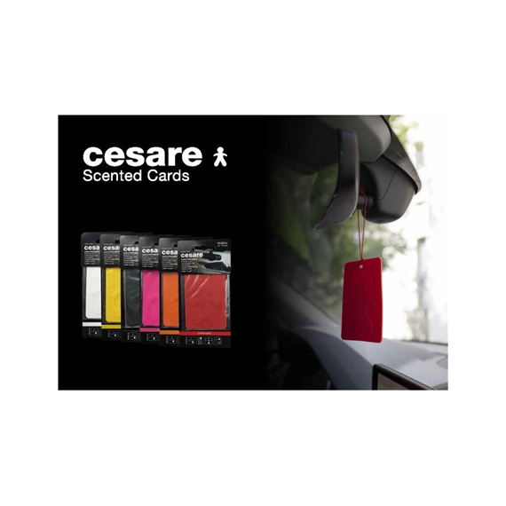 Mr&Mrs Cesare Scented card JCESTES007 Scent for Car, Citrus&Musk, EVA, Fucsia