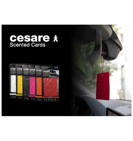 Mr&Mrs Cesare Scented card JCESTES007 Scent for Car, Citrus&Musk, EVA, Fucsia
